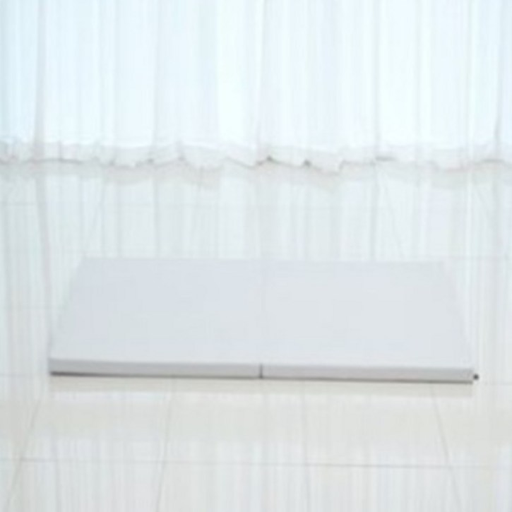 논슬립 유아 놀이방 거실 복도 네모네모 폴더매트 2단, 그레이