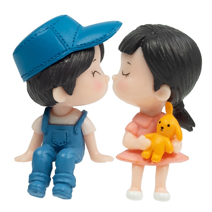 라스무스 귀여운 차량 악세사리 피규어