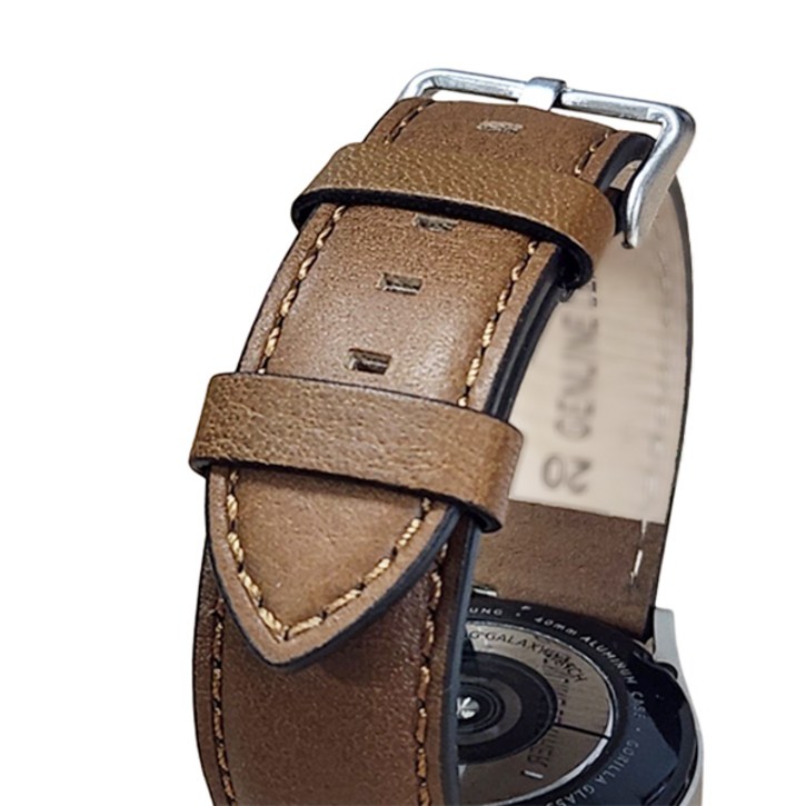 르보 갤럭시워치 호환 스트랩 이탈리안 베지터블 가죽스트랩