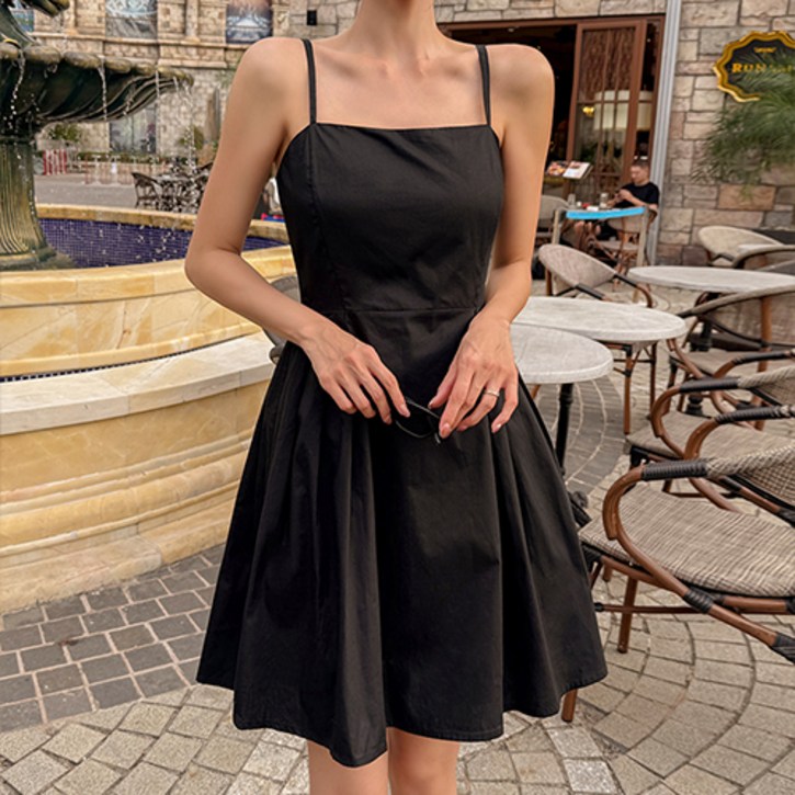 자체제작 비바럽 미니 휴양지 원피스 나시 여름 바캉스룩 OP20243F