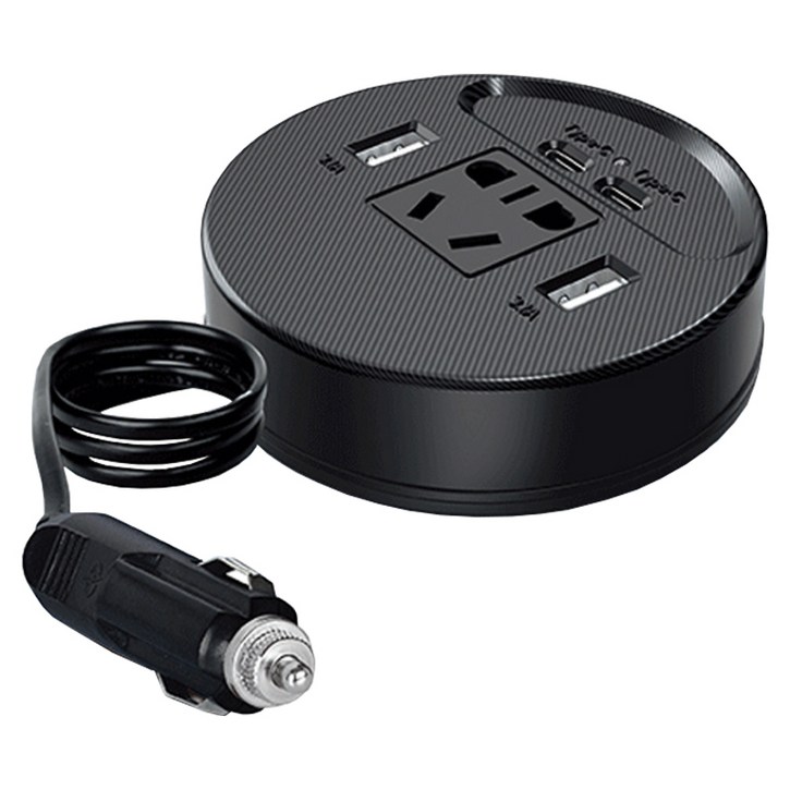 체리스팟 IN01 차량용 인버터 150W 고속 충전 시가잭 멀티 충전 12V 24V 차량 충전기, 1개