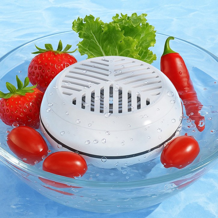 홈마블 무선충전 조개 해감 잔류 농약제거 야채 과일 세척기무선충전거치대