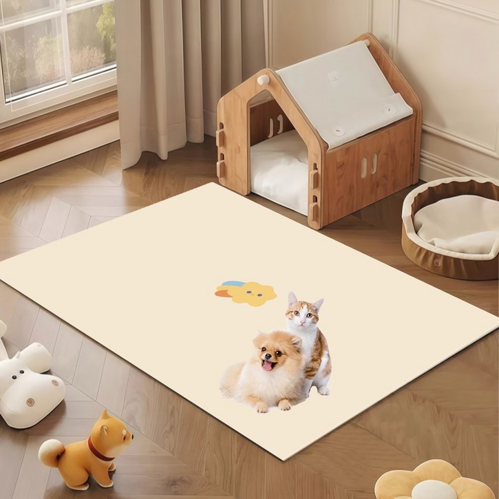 정싱 pvc  반려동물 방수 미끄럼방지 매트 러그타입 강아지 미끄럼방지 논슬립매트
