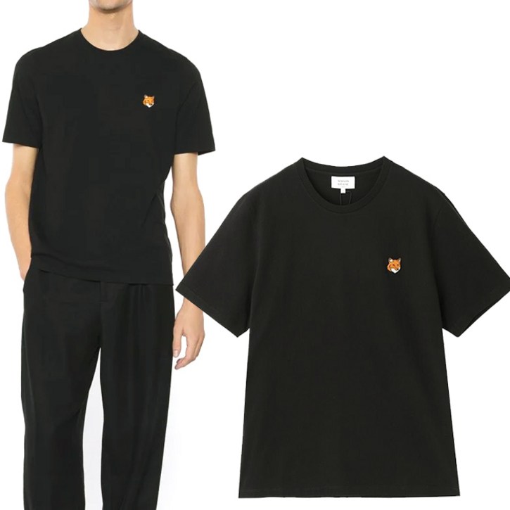 26SS 메종키츠네 폭스헤드 반팔티 PM00107KJ7026 P199