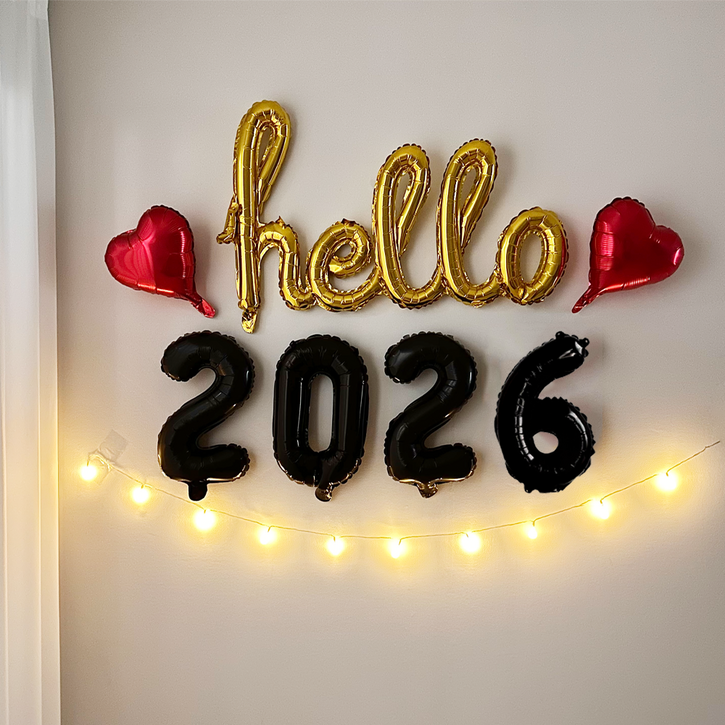 새해 신년 파티 풍선 세트 연말 송년 테마 꾸미기