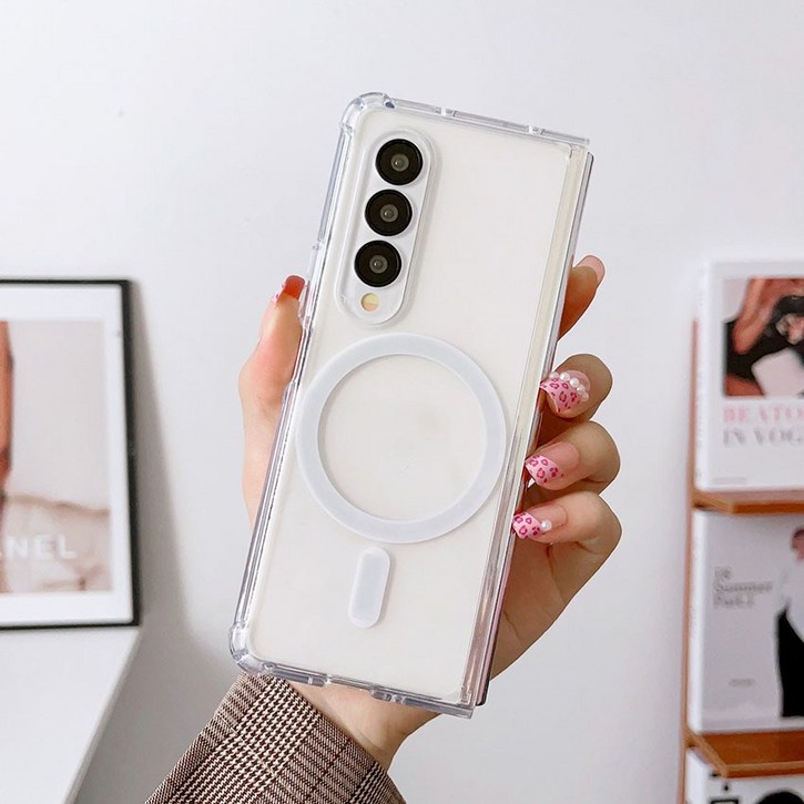 Z폴드3Z폴드4Z폴드5Z폴드6 투명 맥세이프 케이스