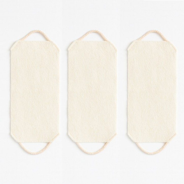 럭키페니 셀프 등밀이타올, 1개, 3개입, 아이보리