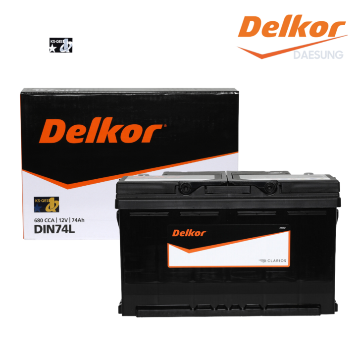 델코 DIN74L QM3 QM6 SM6 올뉴K7 크루즈 아반떼 MD 적용 CMF68LDIN 배터리, 1개