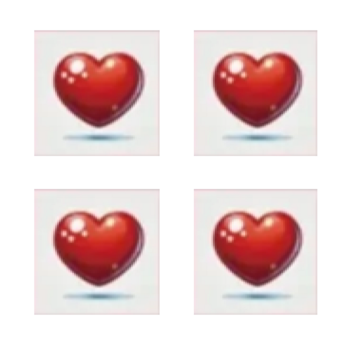 국내도어락 카드키 스티커형 부착식 키태그 하트 스티커키 4EA