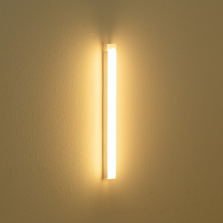 모락 넬리 스퀘어 스틱 LED 무선 자석 센서등 30cm, 1개, 전구색