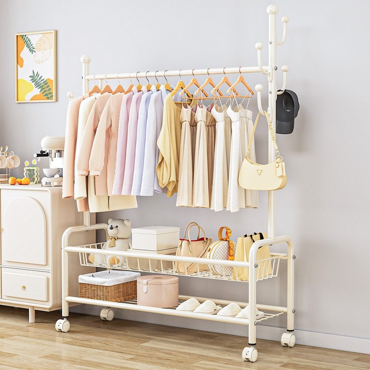 Kipnos 행거 이동식행거 스탠드 옷걸이행거 이동식 튼튼한행거 스탠드행거 철제 다용도