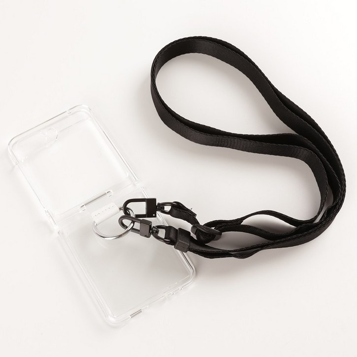 스키누 힌지 링커버 투명 360목걸이 케이스