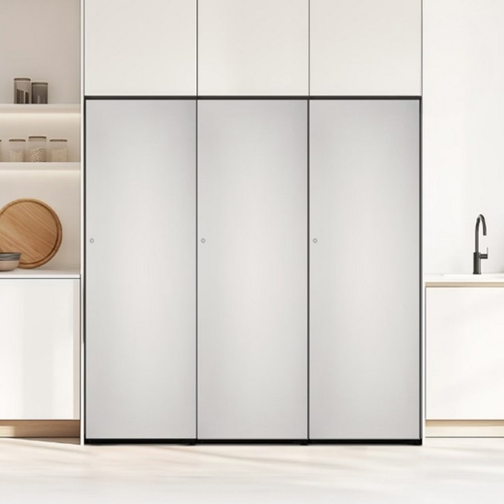 (LG전자) (으뜸효율대상) 컨버터블 패키지 오브제컬렉션 Fit & Max 김치냉장고 328L 1등급 (실버/Z324SS3S)