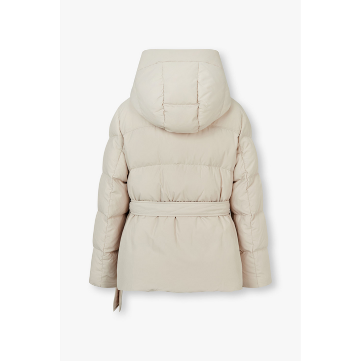  지컷   숄 후드 벨티드 다운 패딩 자켓  7254417114  뉴코아일산