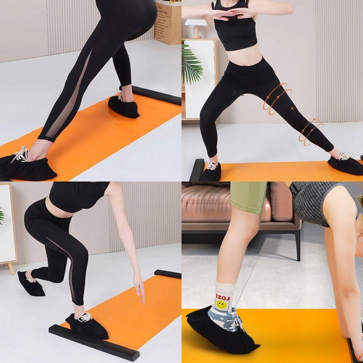 도매창고 슬라이드 보드 슬라이딩 매트 무소음 런닝 유산소 다리찢기 코어 복근 운동 스케이트 운동기구 하체밸런스