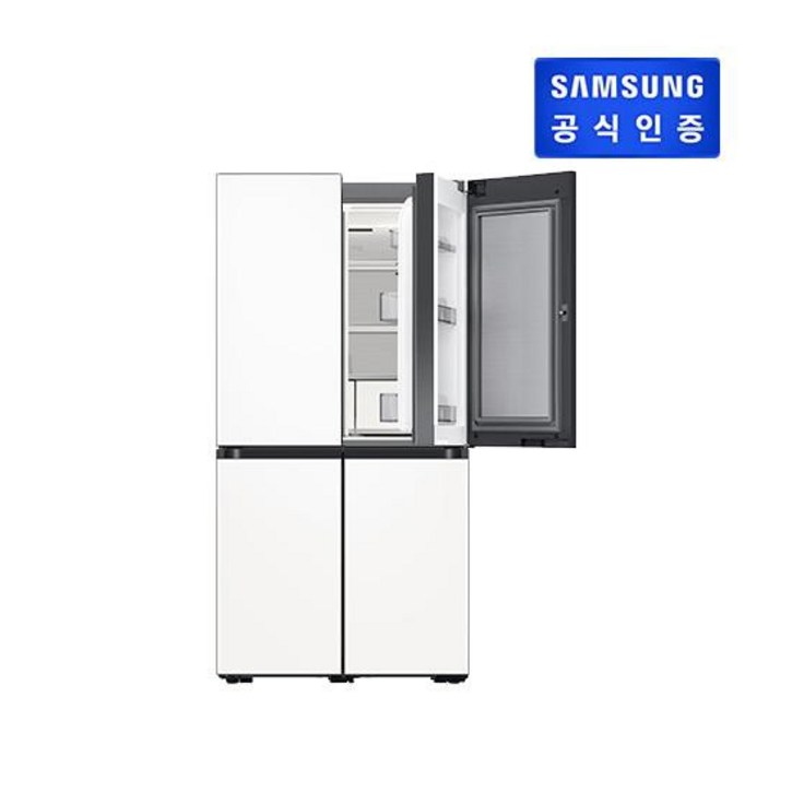 22년 NEW 삼성 비스포크 냉장고 5도어 글라스 RF85B92K1AP, 복합 3