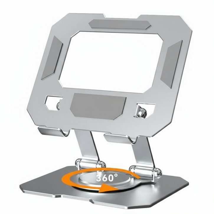 담하온 360도 회전 접이식 논슬립 태블릿 스마트폰 거치대