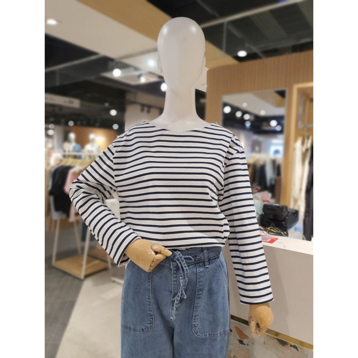 (플라스틱아일랜드)스트라이프 티셔츠 CL201