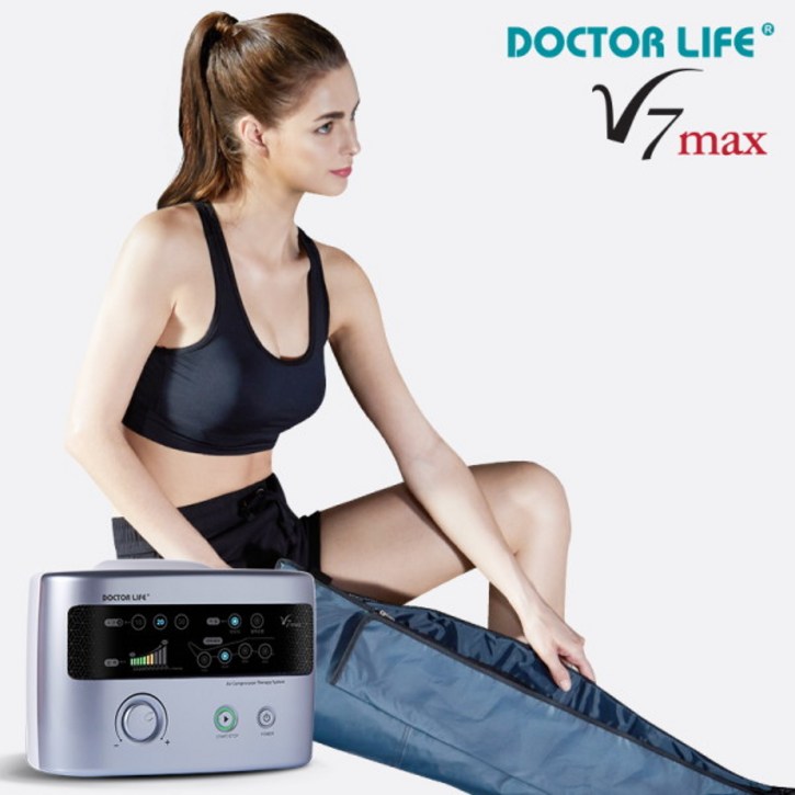 [닥터라이프] V7max 공기압 다리 종아리 사지압박순환장치/본체+다리세트, 상세 설명 참조 2