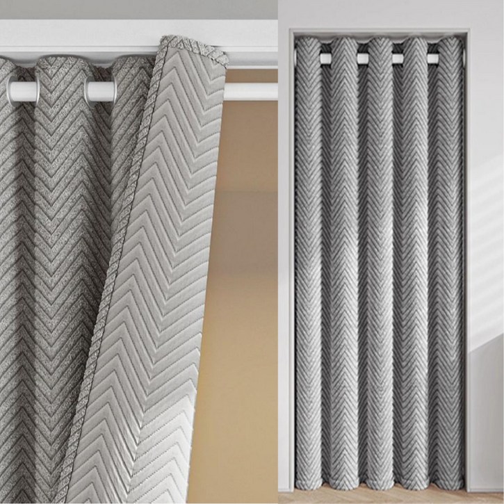 유스몰 암막 두툼두툼 바람막이 패딩커튼 방한커튼