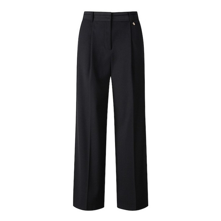 주크 컬러블록 와이드 팬츠 BK Z231MSA001