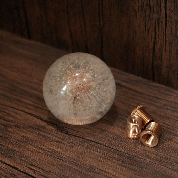 WG 자동차 기어봉 차량용 민들레 보호커버 기어봉튜닝 교체용 교체, 민들레 핸들 헤드