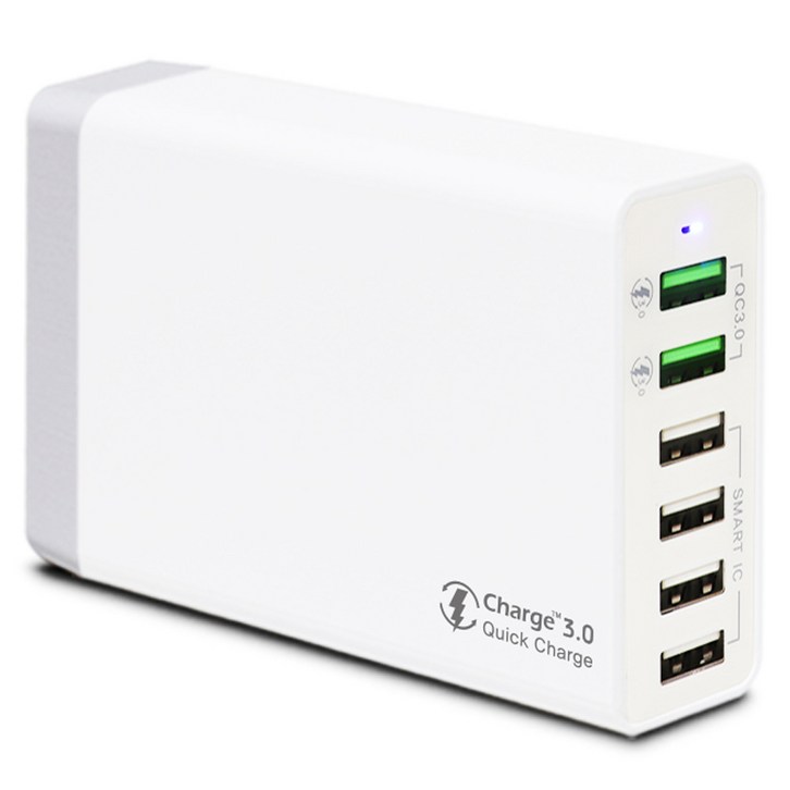 SNAPP 60W 스마트터보 6포트 멀티충전기 SNAPP 60W 스마트터보 6포트 멀티충전기