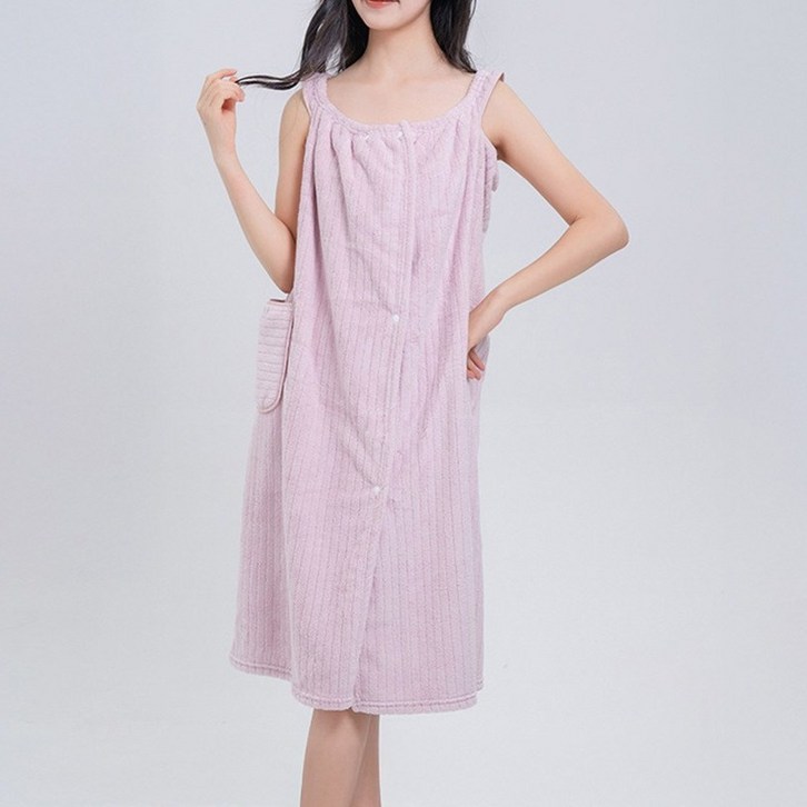 여성용 코지데이 호텔 골프 샤워가운