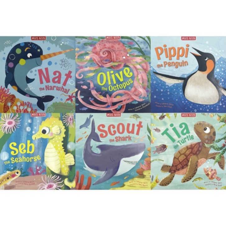 자존감향상 자기탐색 영어동화책 Stories from the Sea 6권세트 바다 생물 그림책 유아 초등 원서