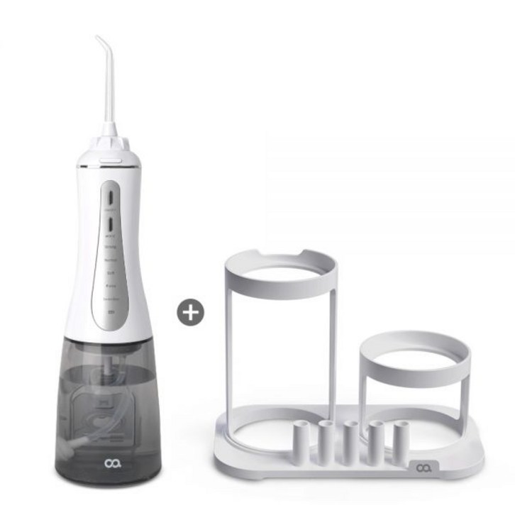 거치대 패키지 오아 클린이워터B 휴대용 무선 치아 물치실 칫솔 치간 세척기 구강세정기