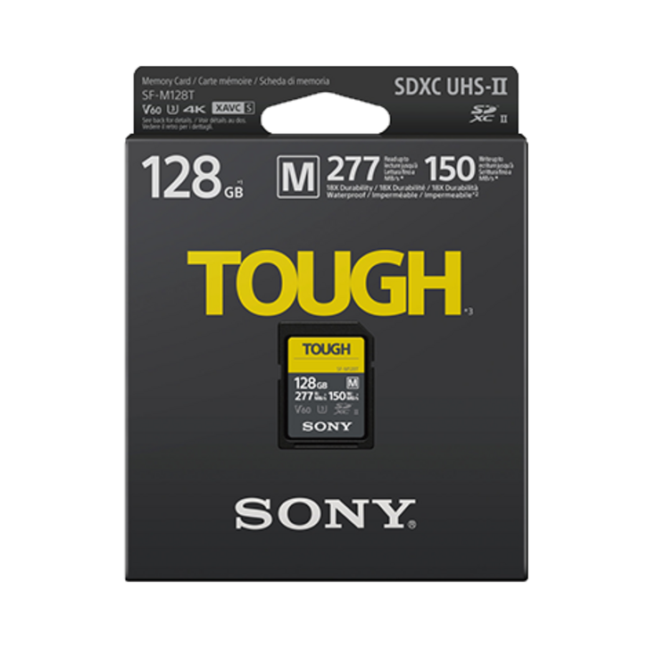소니코리아정품 SDXC TOUGH UHS-II V60 SD카드 SF-M128T M256T M512T