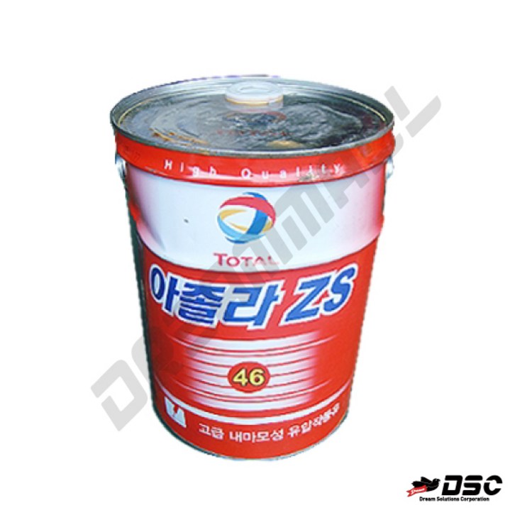[TOTAL] AZOLLA ZS 46 (토탈 아졸라 스크류압축기유 유압작동유) 20LT/PAIL, 1개
