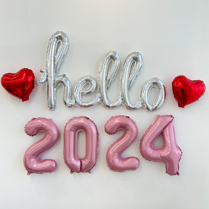 Hello 2024 새해 풍선세트 신년 파티 용품 - 쇼핑뉴스