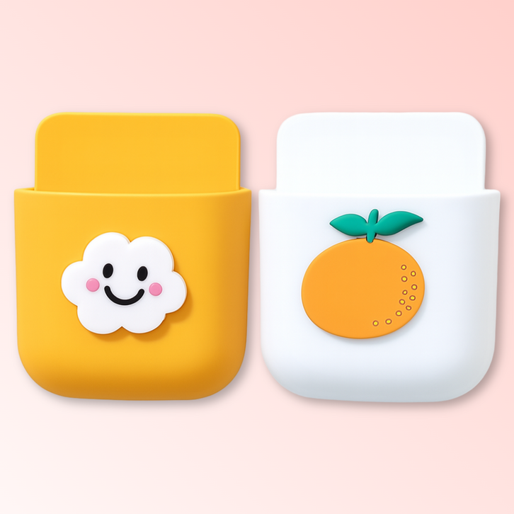 러블리 디자인  사은품 제공집안굿 월포켓 리모컨거치대 스마트폰 벽걸이 부착형