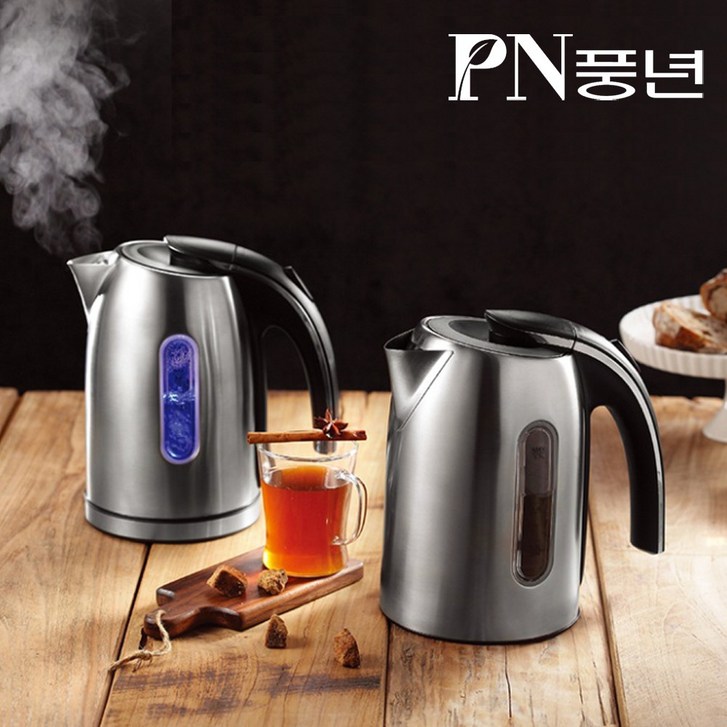 PN풍년 전기 포트 무선 커피 주전자 1.2L PEKKA1200, PEKKA1200