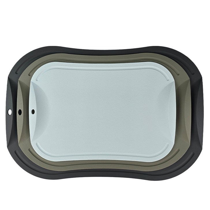 도블레 칼집 나지 않는 도마 3종 세트, 1세트, L 차콜  M 카키  S 스카이블루