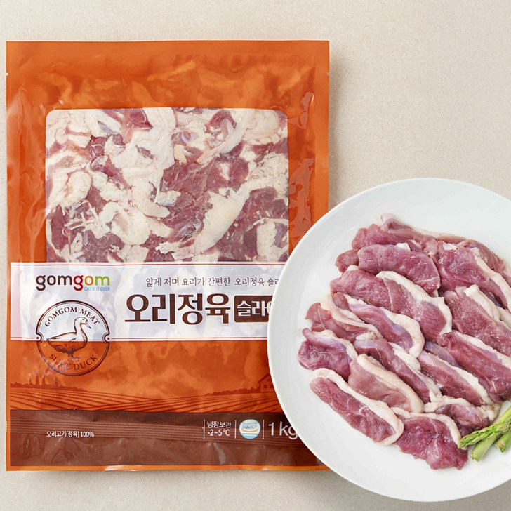 곰곰 오리 정육 슬라이스 냉장