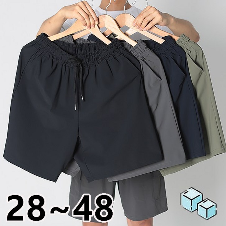 L6XL2846런닝맨 아이스 반바지 스판 빅사이즈 국산 접촉 냉감 쿨링 벤츄리