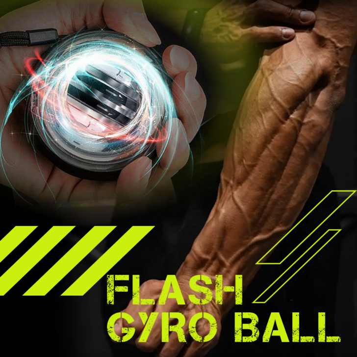 플레시 자이로볼 4세대 전완근 악력 손목 운동기구 스트레칭 파워볼