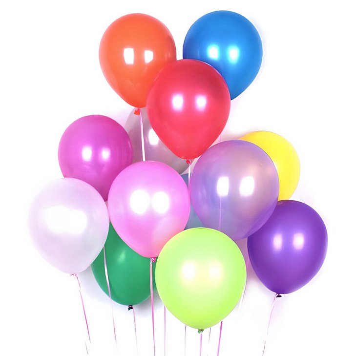 윰스 이벤트 풍선 일반, 혼합색상, 100개