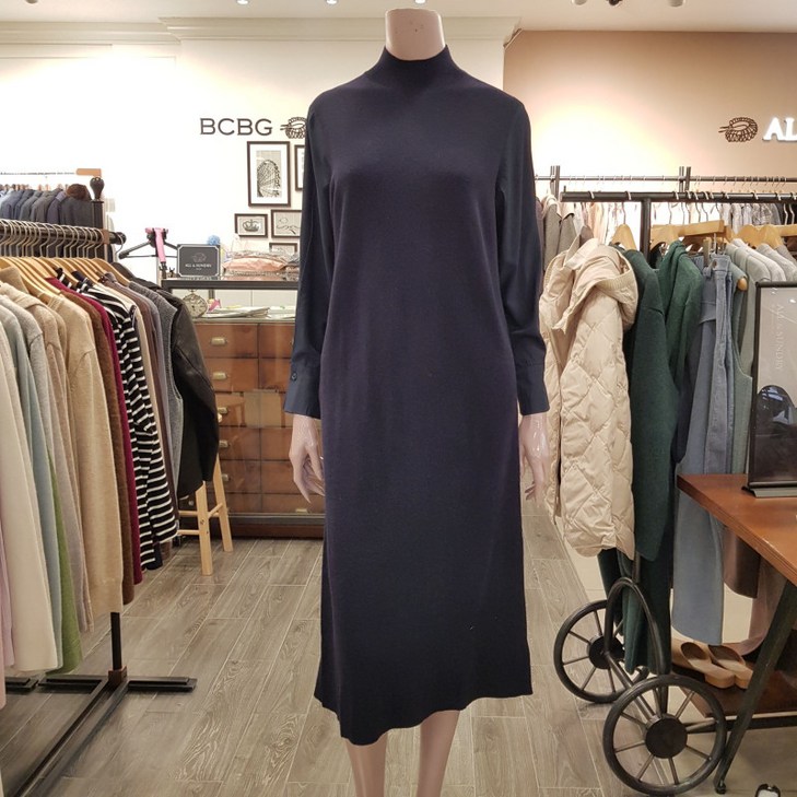 BCBG 올앤선드리 모던 우븐패치 니트 OPSA2S1K601