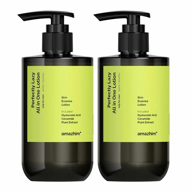 어메즈힘 퍼펙틀리 레이지 남성용 올인원 로션 300ml, 2개, 300ml 어메즈힘 퍼펙틀리 레이지 남성용 올인원 로션 300ml, 2개, 300ml