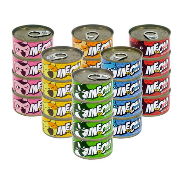 미아오캔 콤보 80g x 24개, 상세페이지 참조