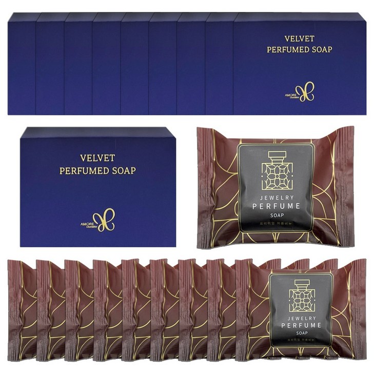 아모레 벨벳 퍼퓸드솝 10개  태광 주얼리 퍼퓸 향기 비누 10개