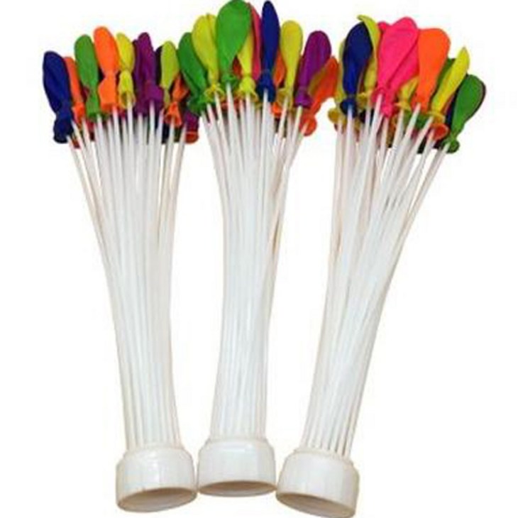 인블룸 물풍선 37p x 3개  다발 제조기 3p 세트, 랜덤발송물풍선, 화이트제조기, 3세트
