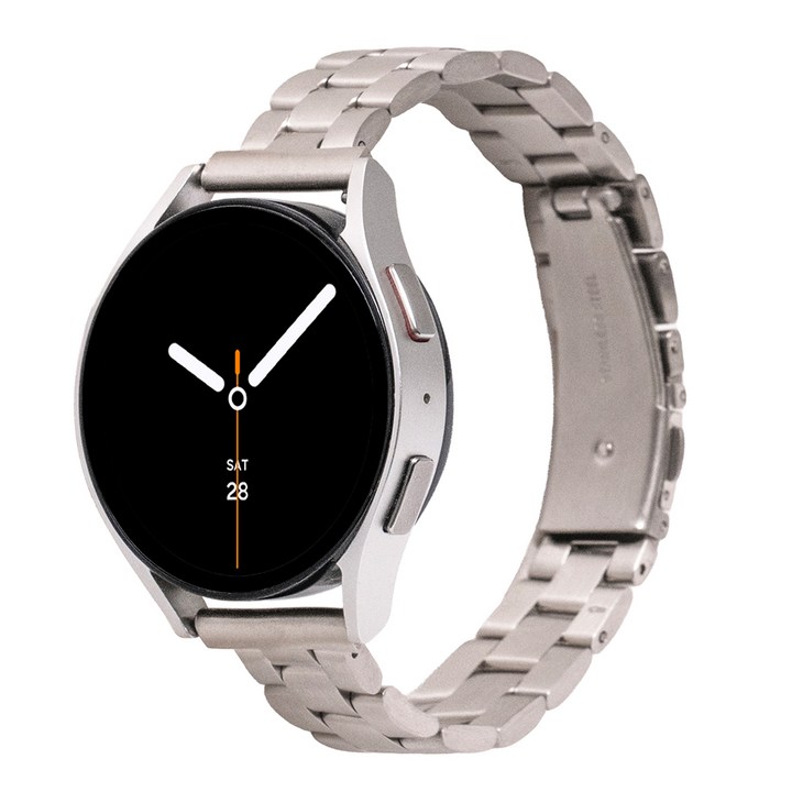 누아트 갤럭시워치 호환 스트랩 슬림핏 라이트 메탈 밴드 일자형