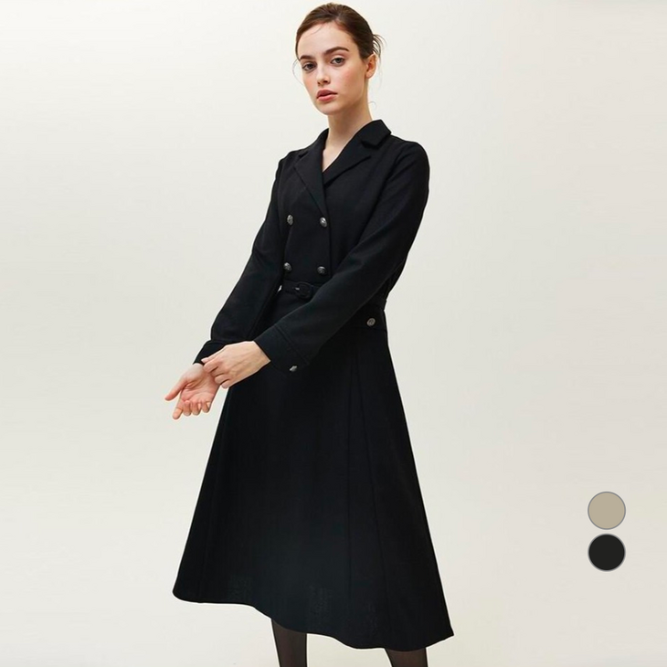 나이스클랍 여성용 더블버튼 원피스 A234MWOA08