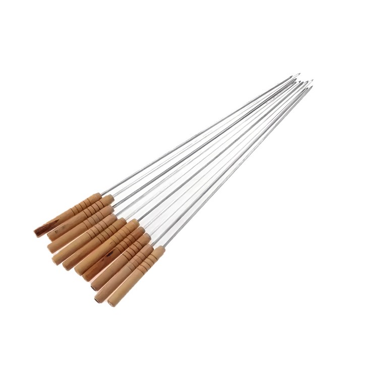 09FARM 우드 스테인리스 캠핑 BBQ 바베큐 꼬치 41cm 12개입 09FARM 우드 스테인리스 캠핑 BBQ 바베큐 꼬치 41cm 12개입