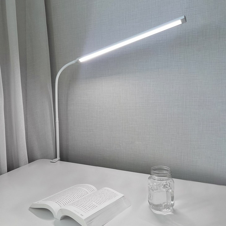 이지디어 책상스탠드 집게형 LED 와이드 조명