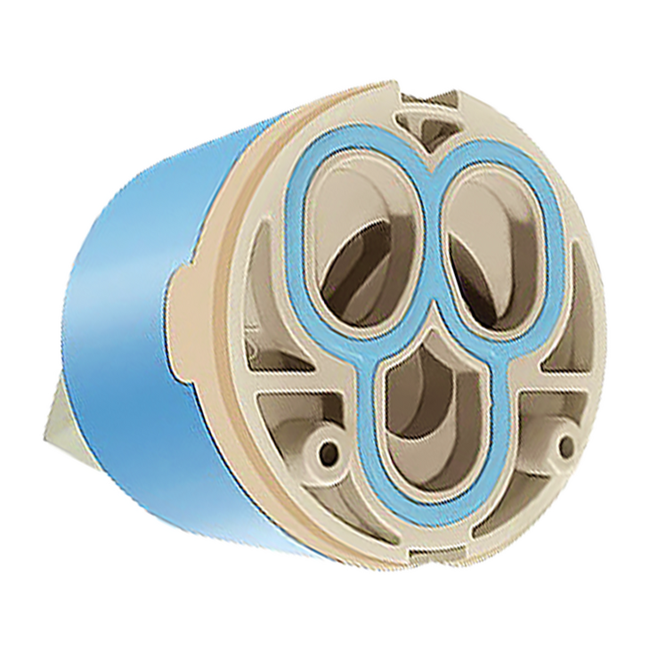 디피하우스 수전 카트리지 수도꼭지 누수 교체용, 스카이블루, 1개